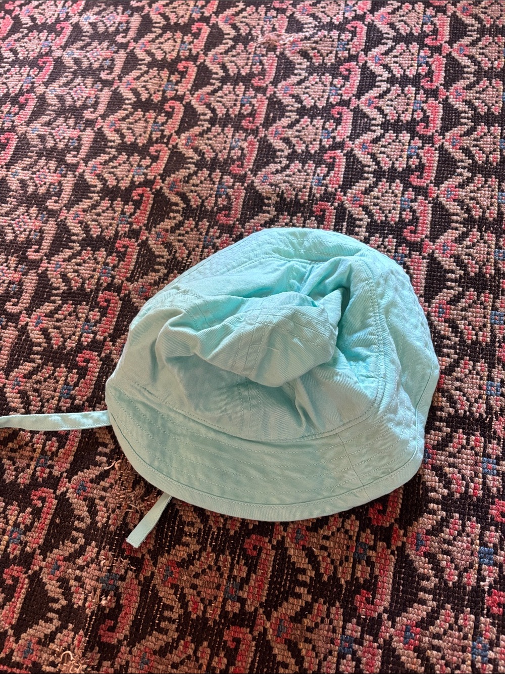 Light Blue Kids Sun Bucket Hat